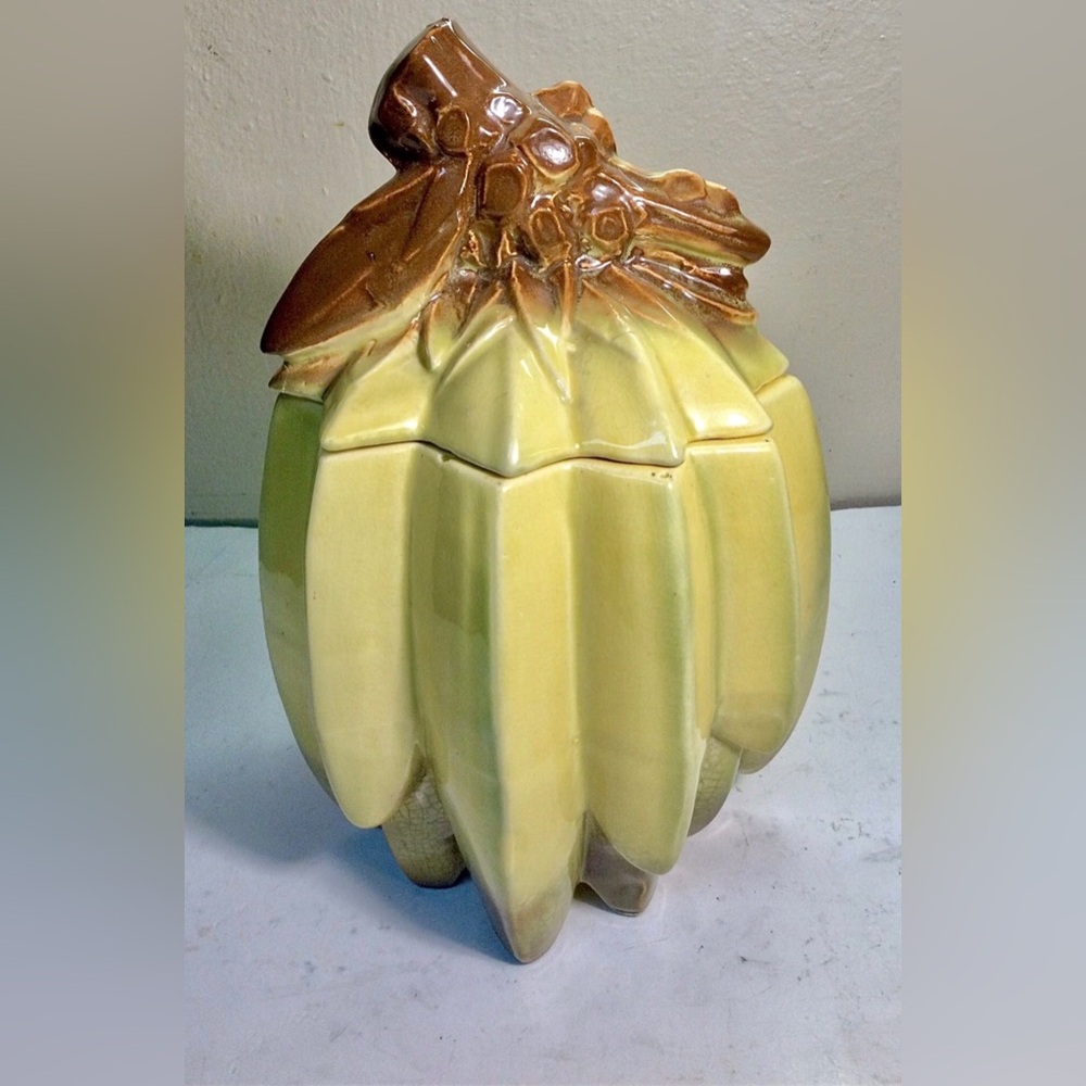 Vintage McCoy Pottery Bananas Cookie Jar Collectible Mid Century 1950’s